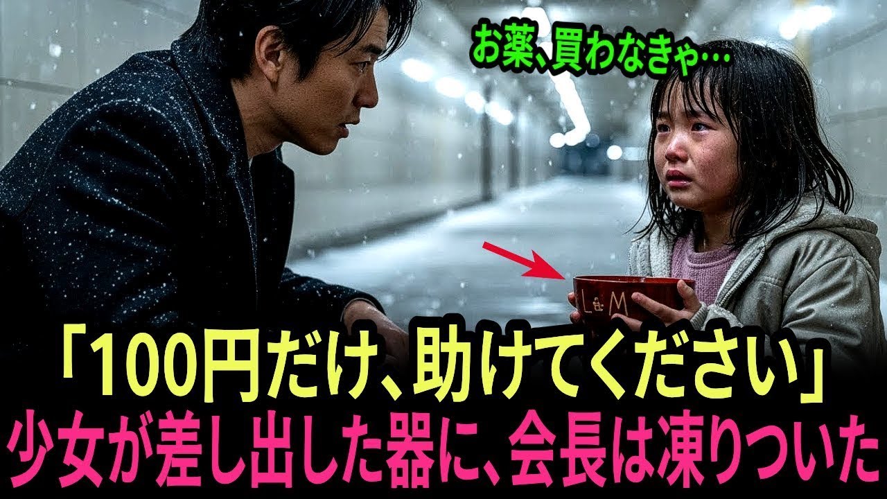 「100円だけください」物乞いをする少女が差し出した古びた器に、財閥会長は凍りついた