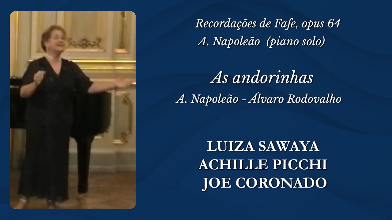 Recordações de Fafe, opus 64, As andorinhas - Luiza sawaya