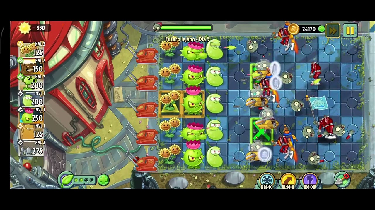 Plants vs. Zombies 2: It's About Time Gameplay 
