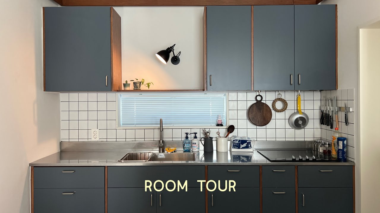 ROOM TOUR, 30년 구축 아파트 리모델링 온라인 집들이🧹 (노출천장, 타일 바닥, 인테리어 Q&A, 빈티지가구, 디자인업체 찐후기)