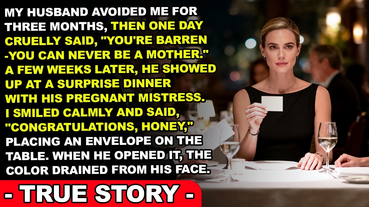 My Husband Called Me Barren — One Envelope Ended His Lies Forever