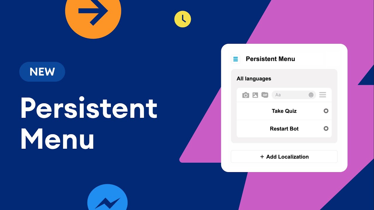 How to Use the Persistent Menu Entry Point in Chatfuel