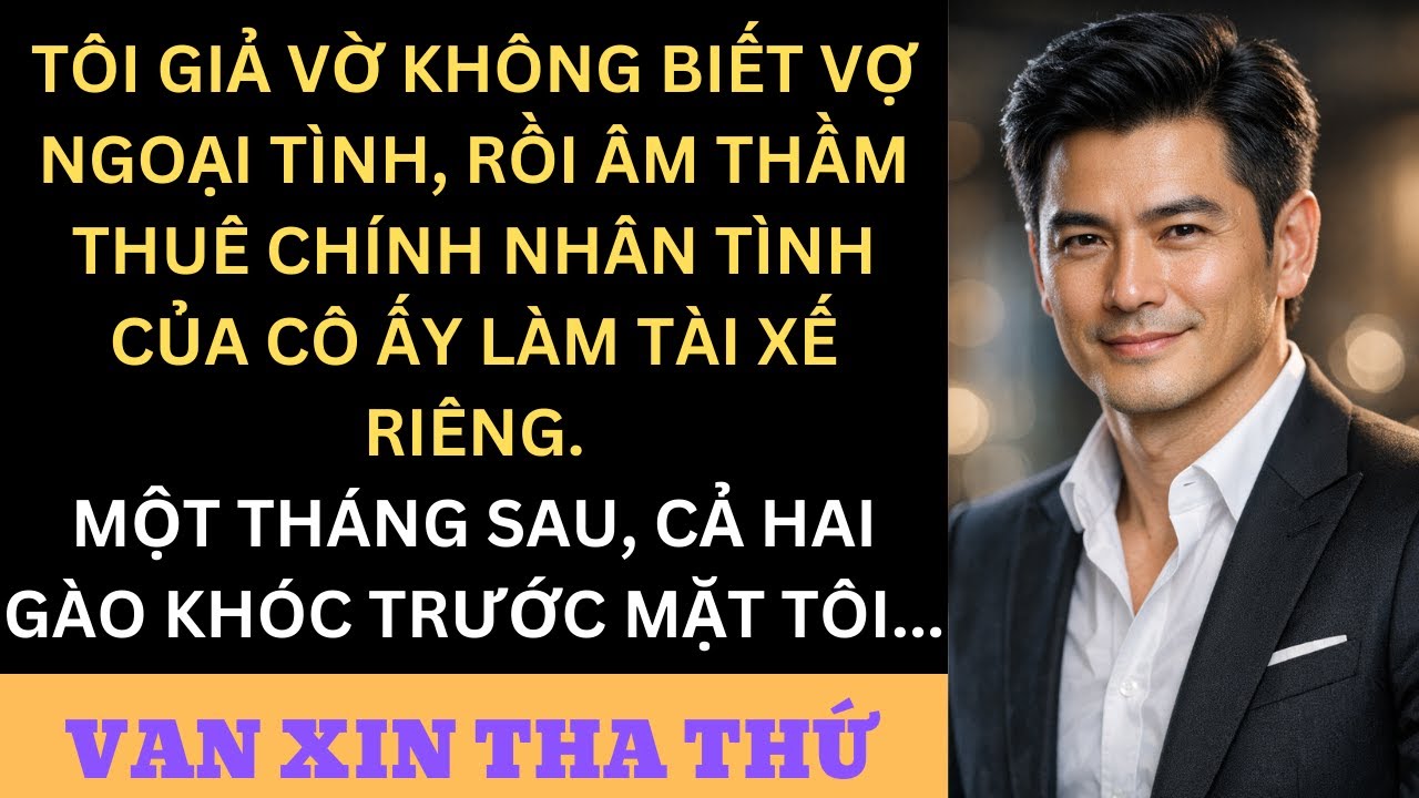 Biết Vợ Ngoại Tình, Tôi Âm Thầm Thuê Chính Nhân Tình Của Cô Ấy Làm Tài Xế Riêng – Một Tháng Sau...