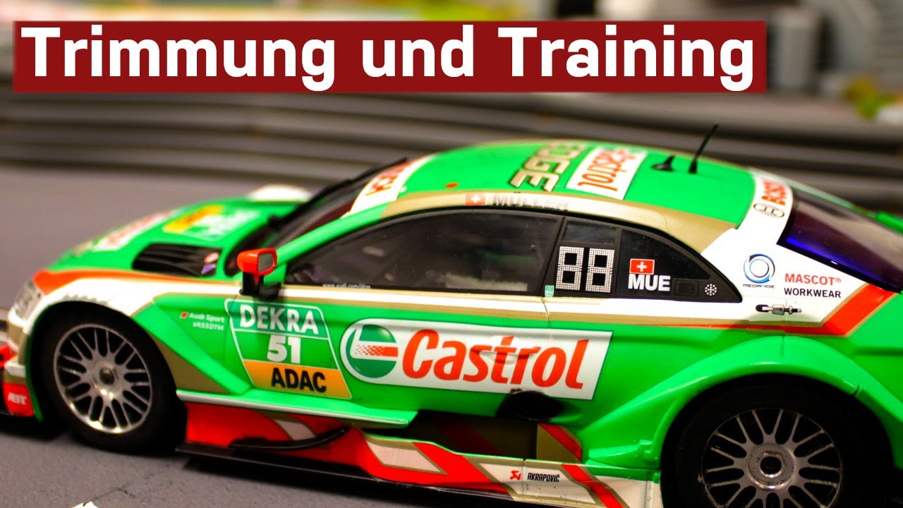 Wohin mit dem Gewicht? Carrera Digital 124 DTM Training