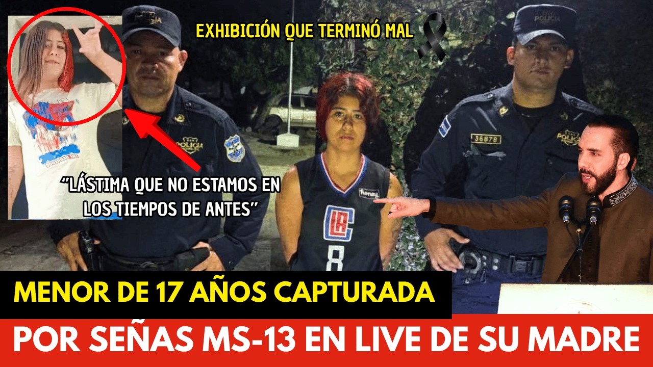PNC CAPTURA A MENOR QUE PRESUMÍA SER MS-13 EN REDES: KATHERINE M.