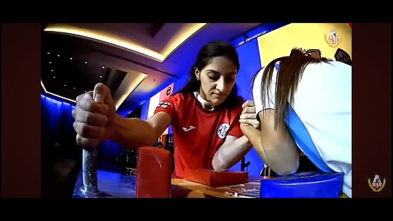 World Armwrestling champion 2024 Women 50 kg Left arm
