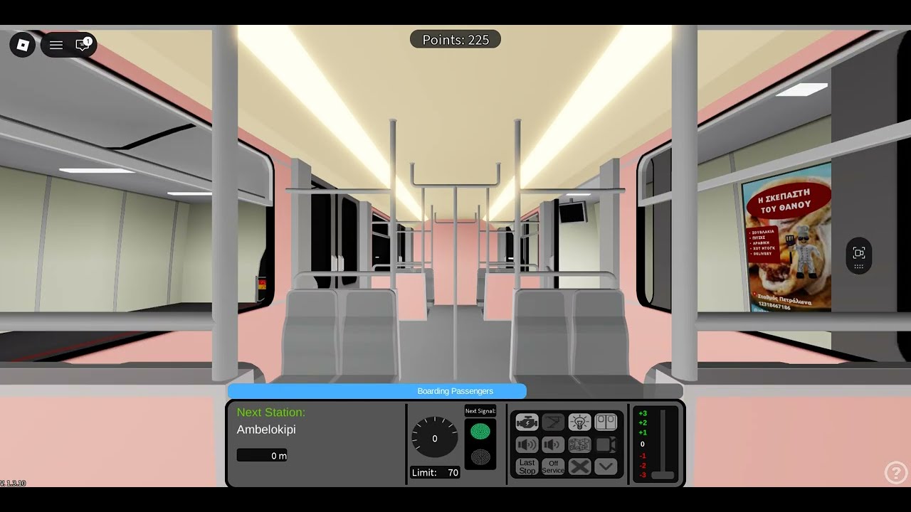 Roblox Metro Transport Lime 2-3 Driver Mode #gamerroblox2743 #robloxgamer749 #roblox #transport