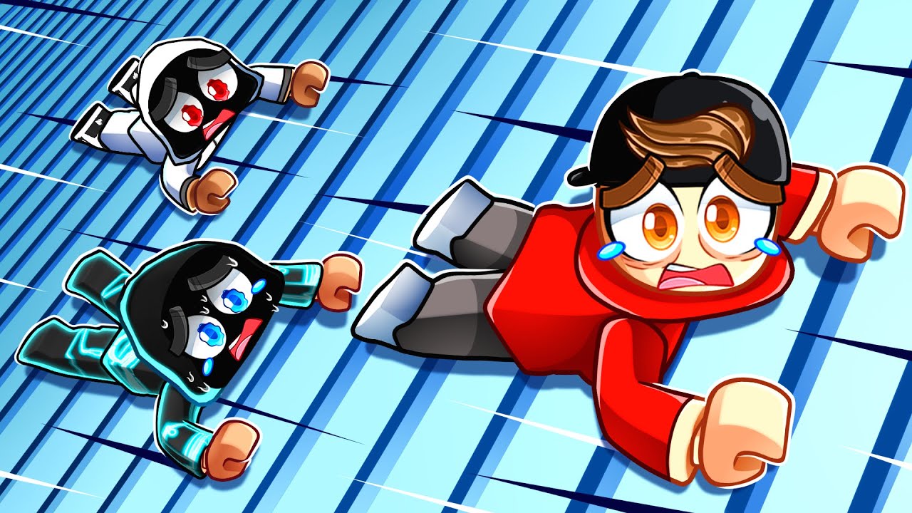 Survive The SLIPPERY STAIRS In Roblox!