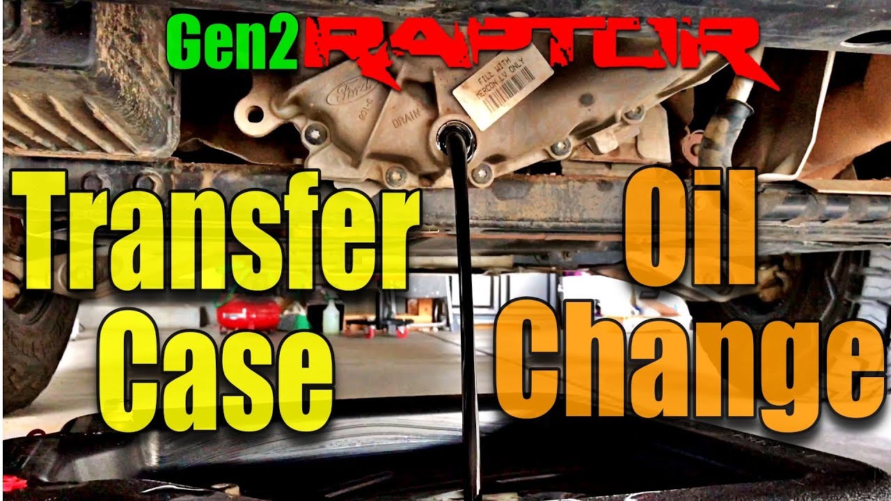 Ford Raptor Transfer Case Oil Change