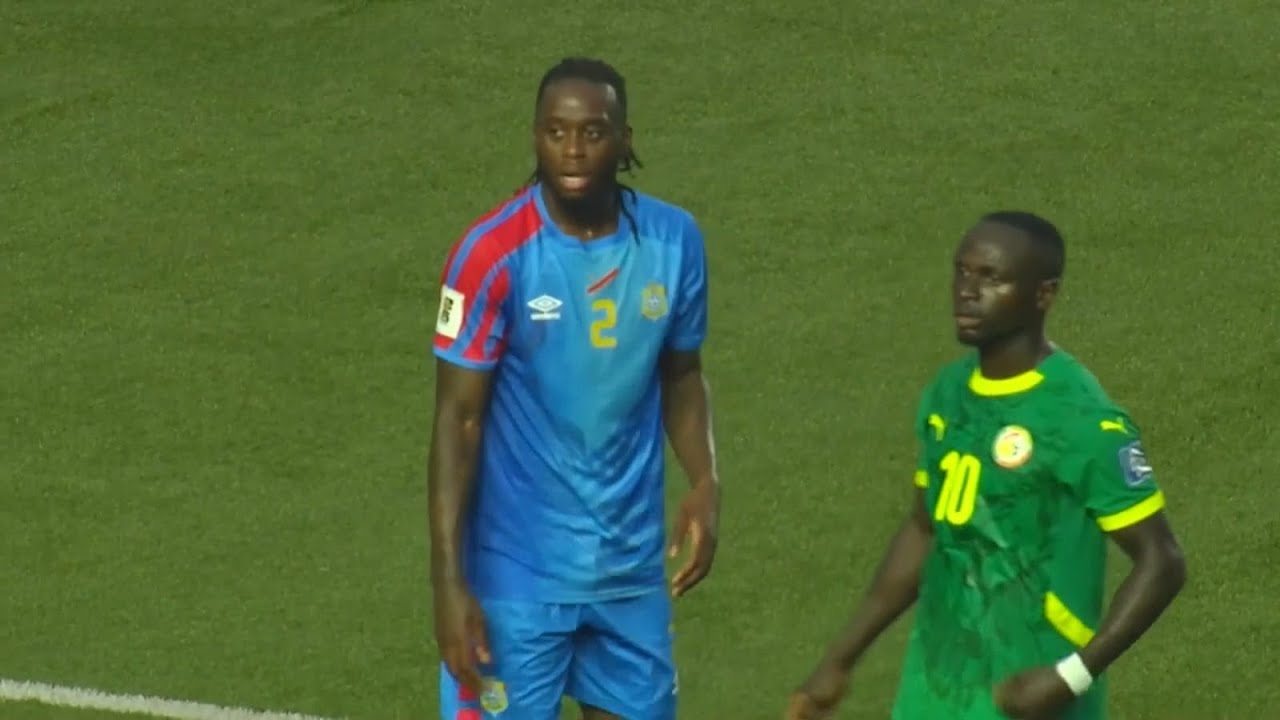 Aaron Wan-Bissaka playing for DR Congo / Congo vs Senegal - 09/09/2025
