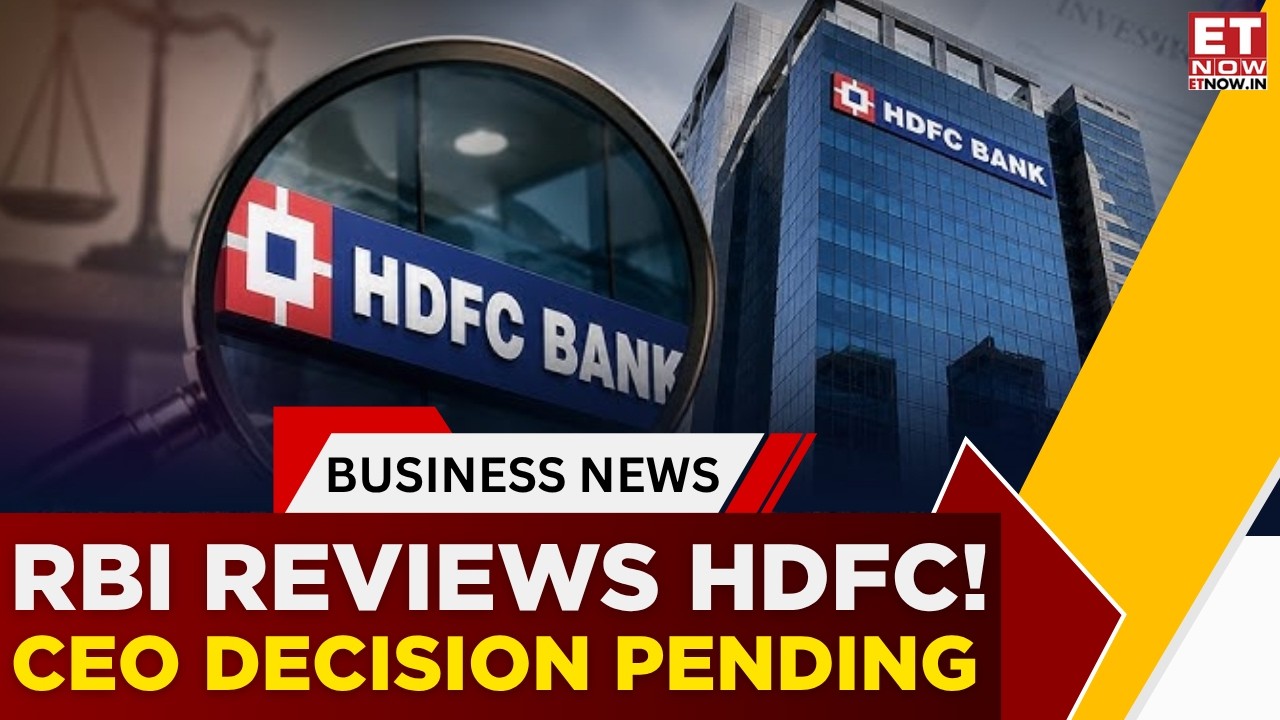 HDFC Bank снова под прицелом RBI? Что показал внутренний отчет | Деловые новости | ET Now