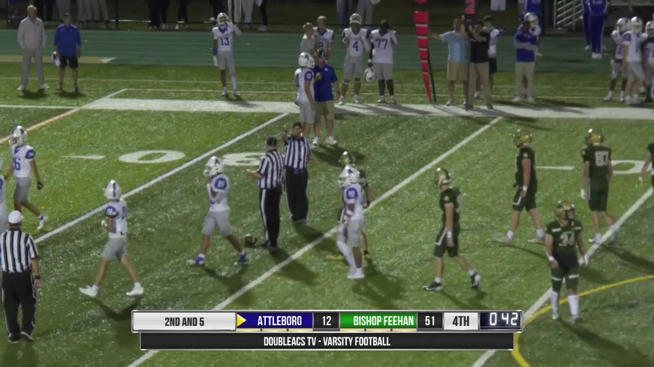 Football: Attleboro vs Bishop Feehan 09-19-2025