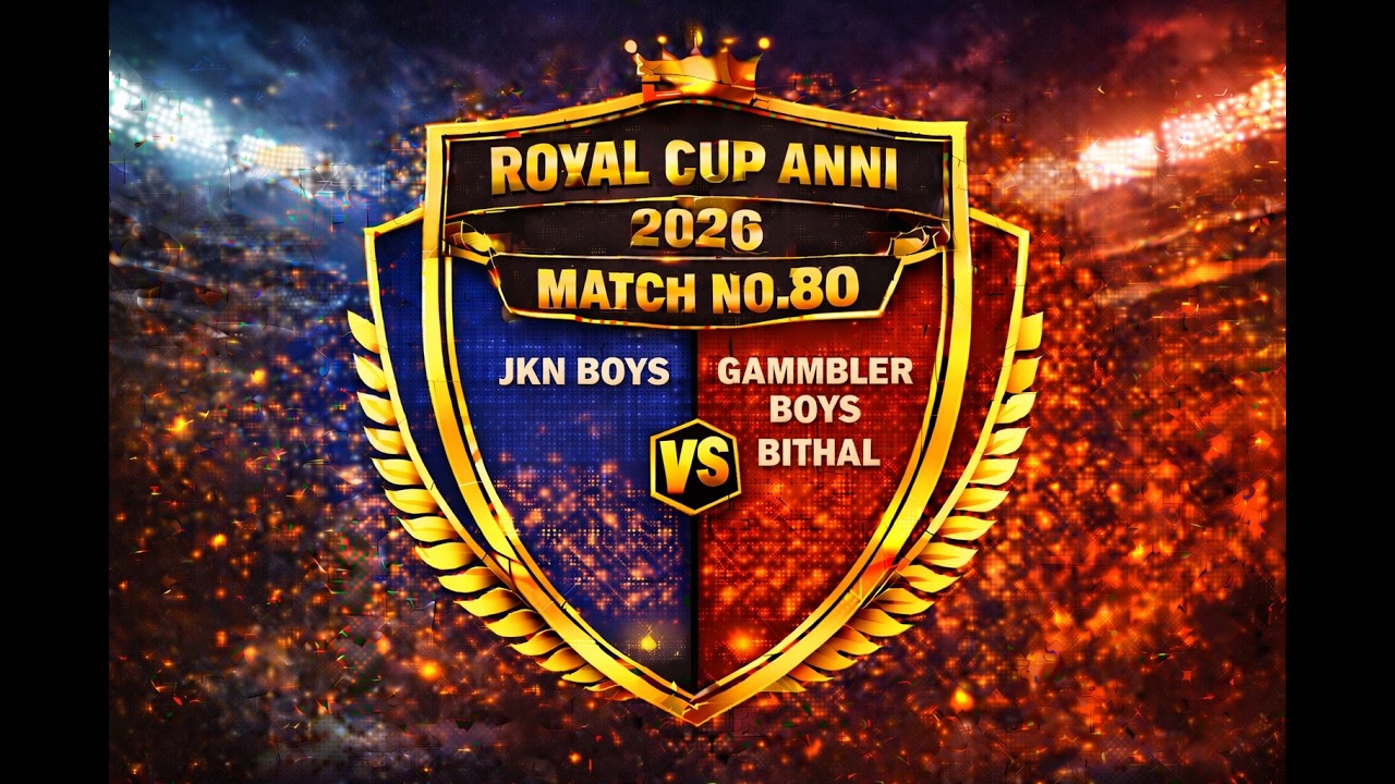 🔥 MATCH 80 🔥⚡ J K N Boys 🆚 🎲 Gambler Boys Bithal 💥
