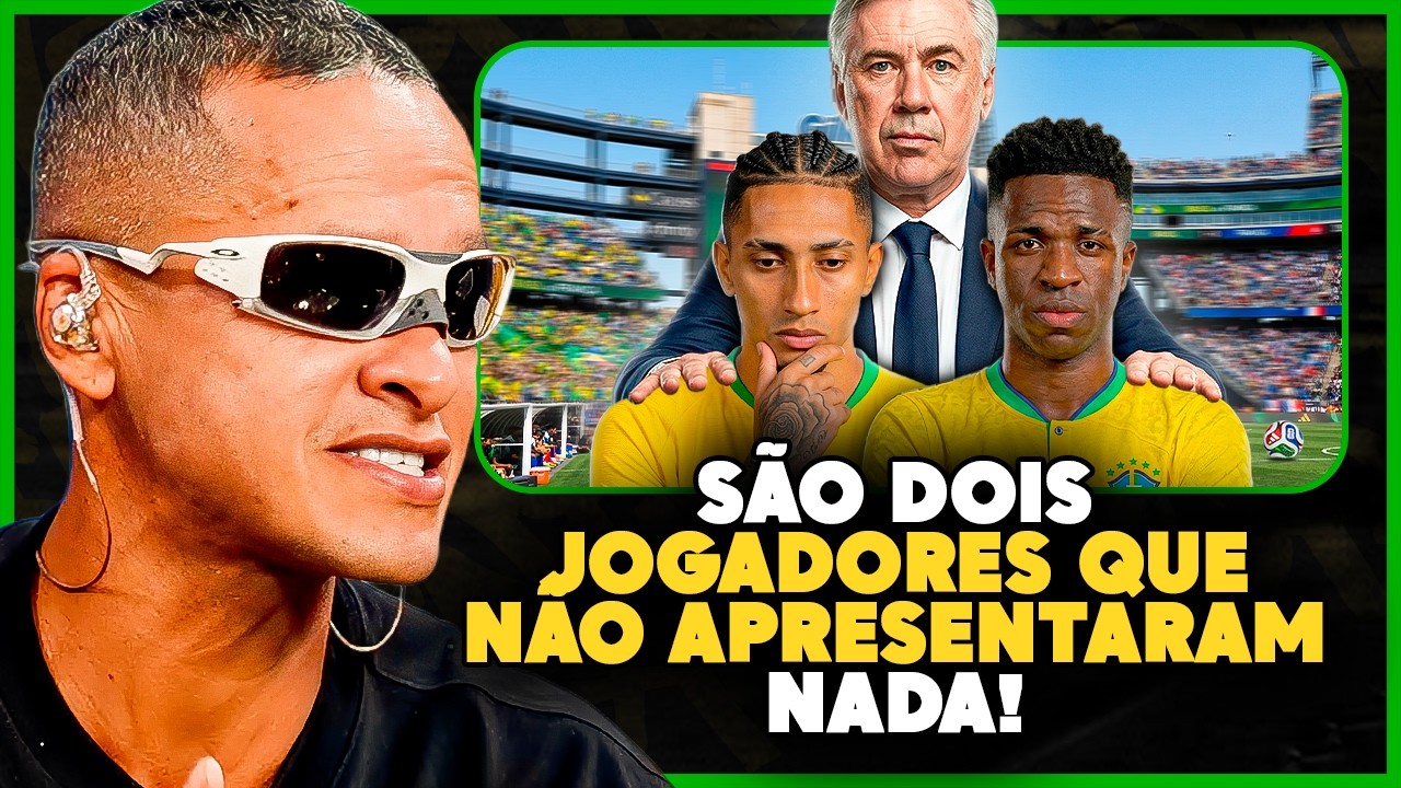 VINI JR e RAPHINHA s&atilde;o as MAIORES DECEP&Ccedil;&Otilde;ES da SELE&Ccedil;&Atilde;O BRASILEIRA?!