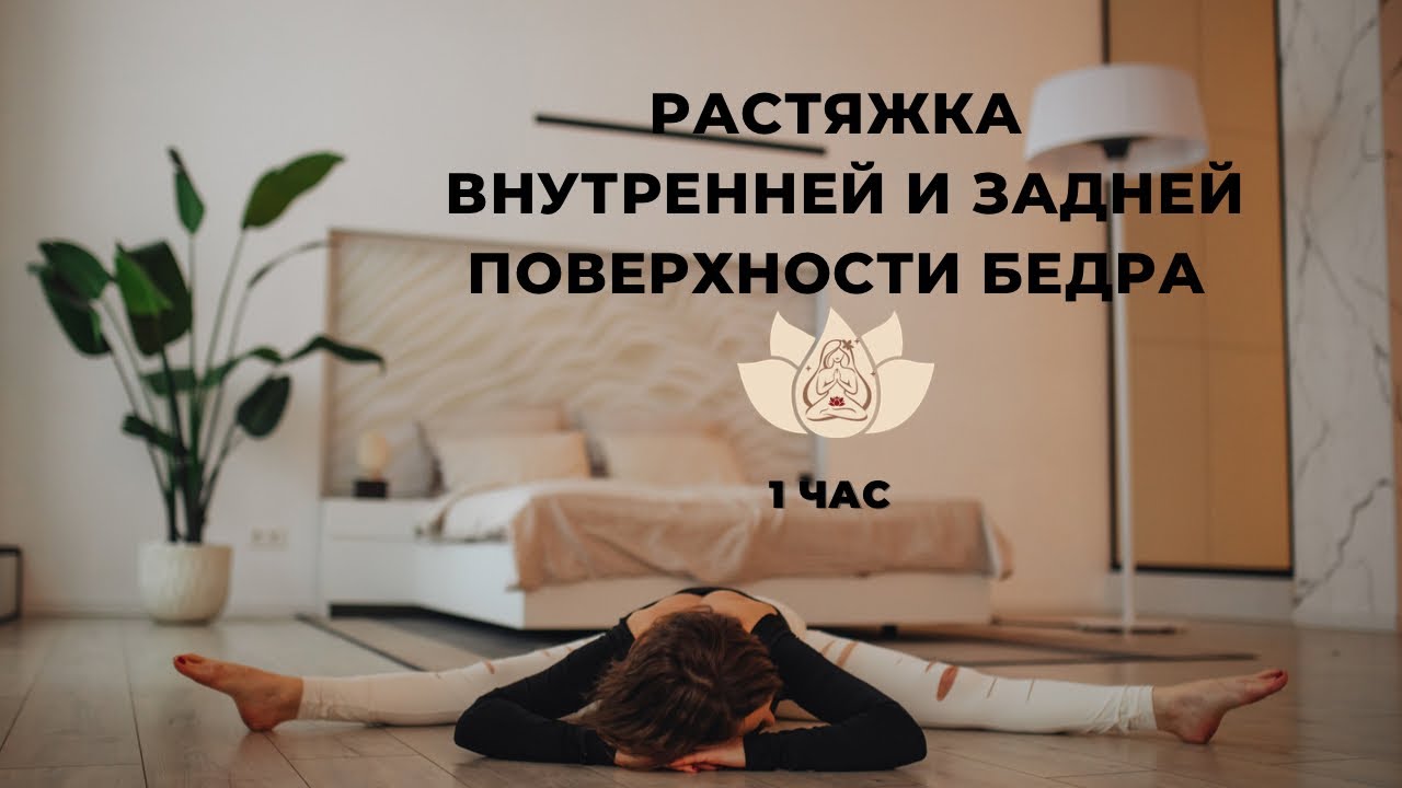 Растяжка внутренней и задней поверхности бедра. Упавишта Конасана.