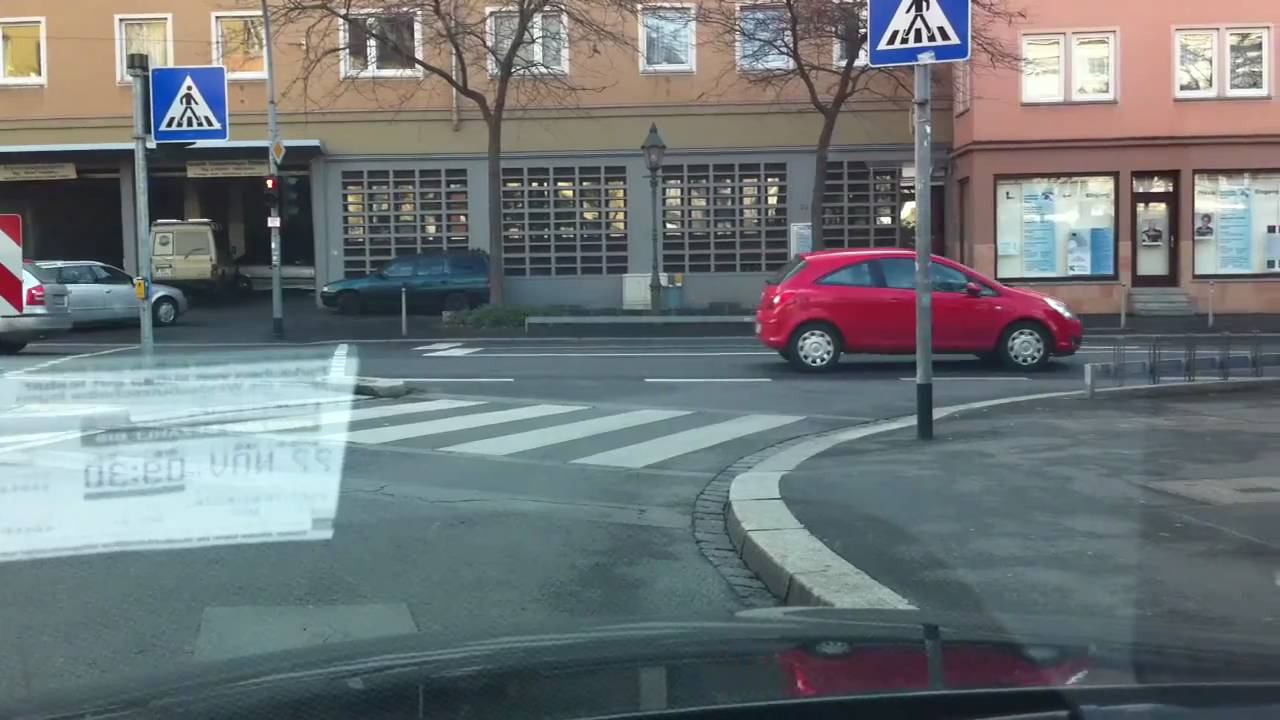 Auffahrunfall in W&uuml;rzburg Live