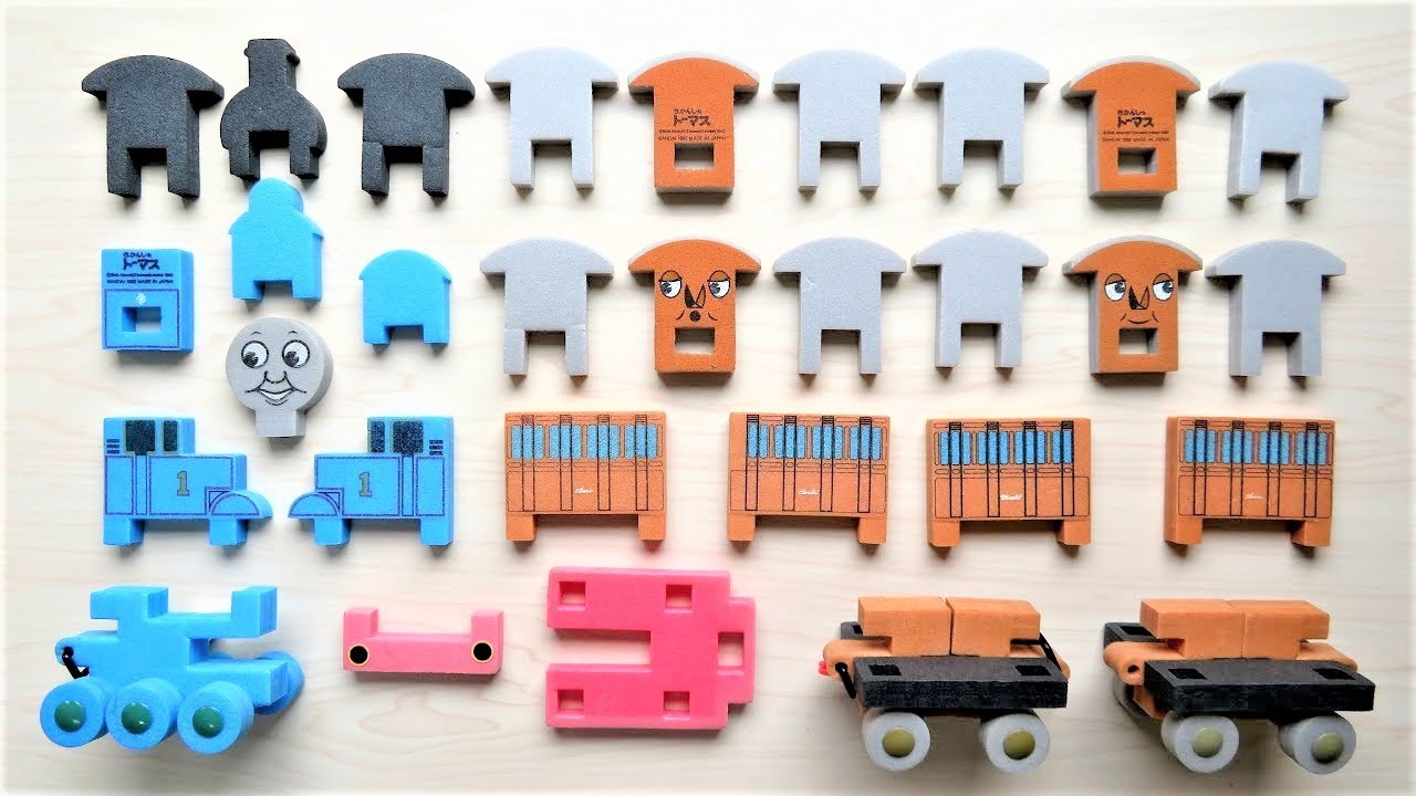 Thomas & Friends Assemble sponge toys