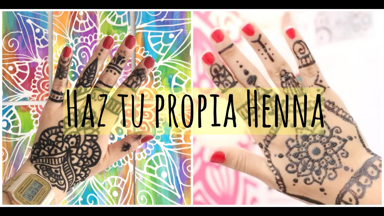 Haz tu propia Henna! Tatuajes temporales ♡ DIY