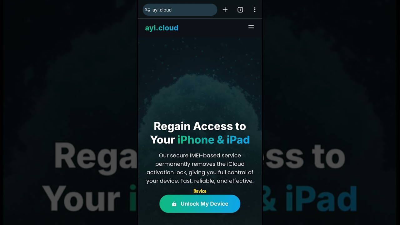 &ldquo;iCloud Bypass Tutorial in 60 Seconds ⏳ #iPhoneTips&rdquo; #appleidunlock #smartphone #tech  #icloudbypass