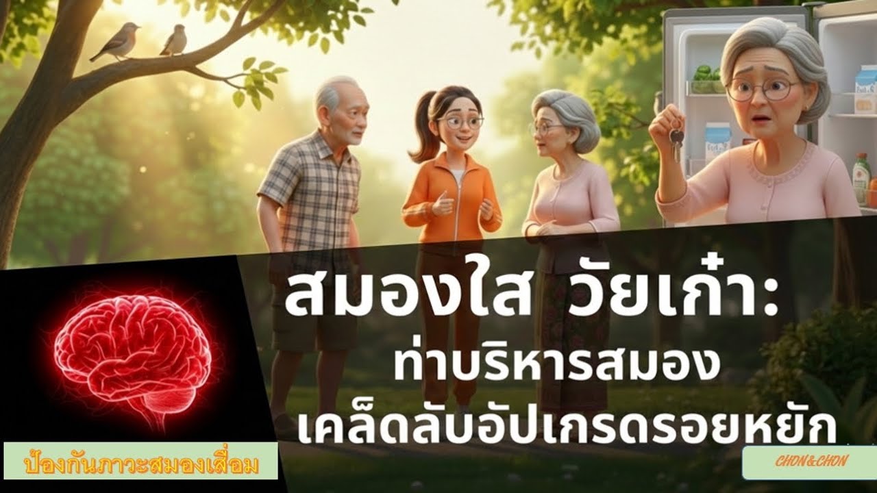 วัยเก๋า  VS ชะลอภาวะสมองเสื่ิอม กับท่าบริหารสมอง EP1