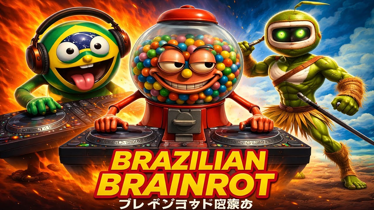 Brazilian Brainrot Anime Opening Song feat. CHICLETEIRA BICICLETEIRA