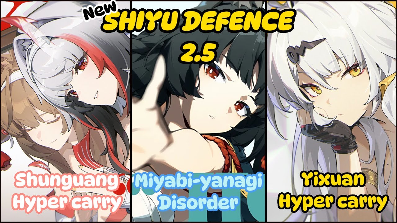 NEW SHIYU RESET! M1W1 Shunguang & M2W1 Miyabi & M1W1 Yixuan Showcase | NEW! Shiyu Defense ZZZ 2.5