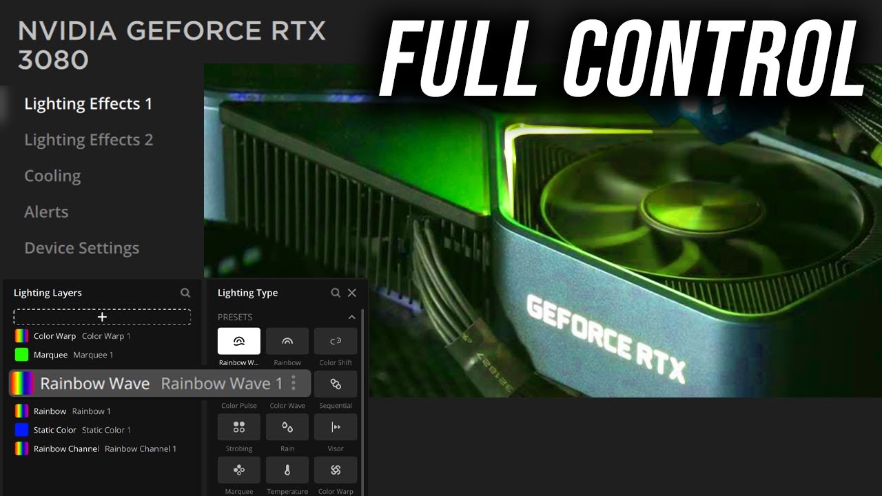 How To Control RGB for RTX 3000 Founders Edition!!! (3080 / 3080 Ti / 3090)