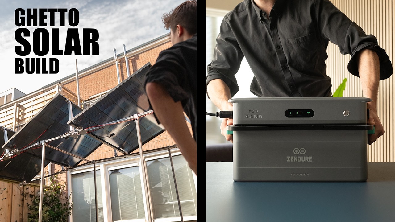 I Built a Solar Power System in My Garden (Because I Rent) - Zendure SolarFlow 2400 AC