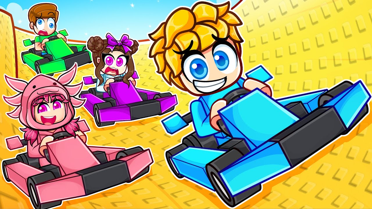 Erreiche MAXIMALE GESCHWINDIGKEIT in Roblox Mit Dem Wagen Die Rutsche Runterfahren...