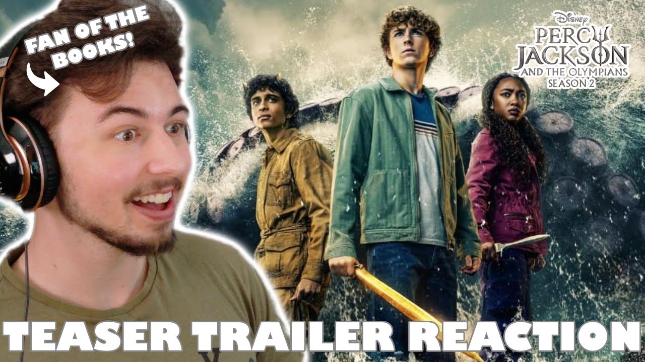 PERCY JACKSON SEASON 2 TRAILER REACTION + DISCUSSION