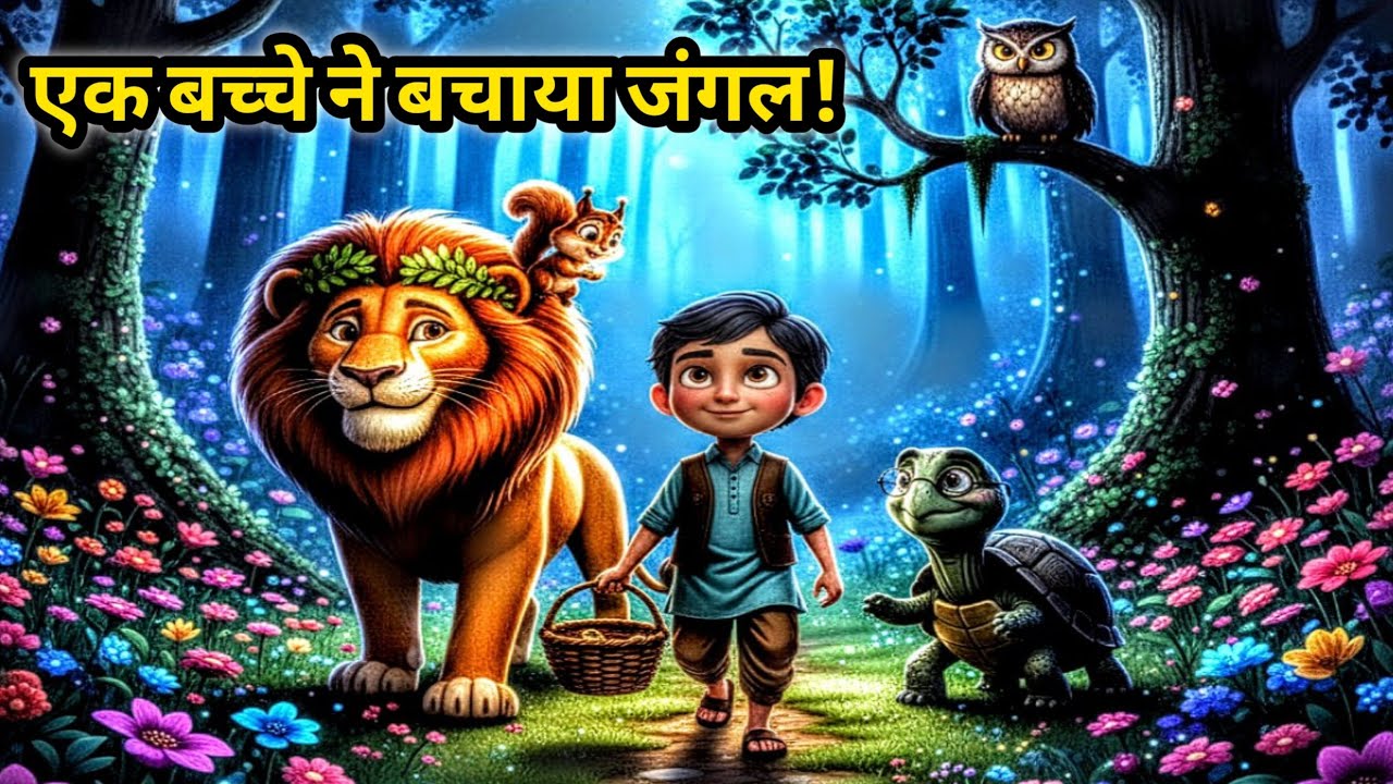 जंगल की आत्मा और जिज्ञांशु का साहस | Magical Forest Story for Kids | Hindi Moral Story