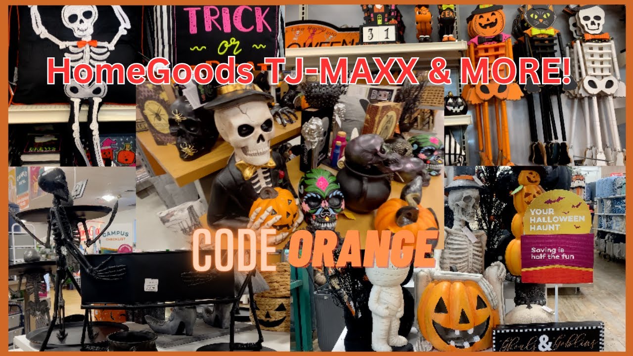 HALLOWEEN IN JULY | BROWSE WITH ME  | HOMEGOODS, MARSHALLS, TJ-MAXX & MICHAEL'S