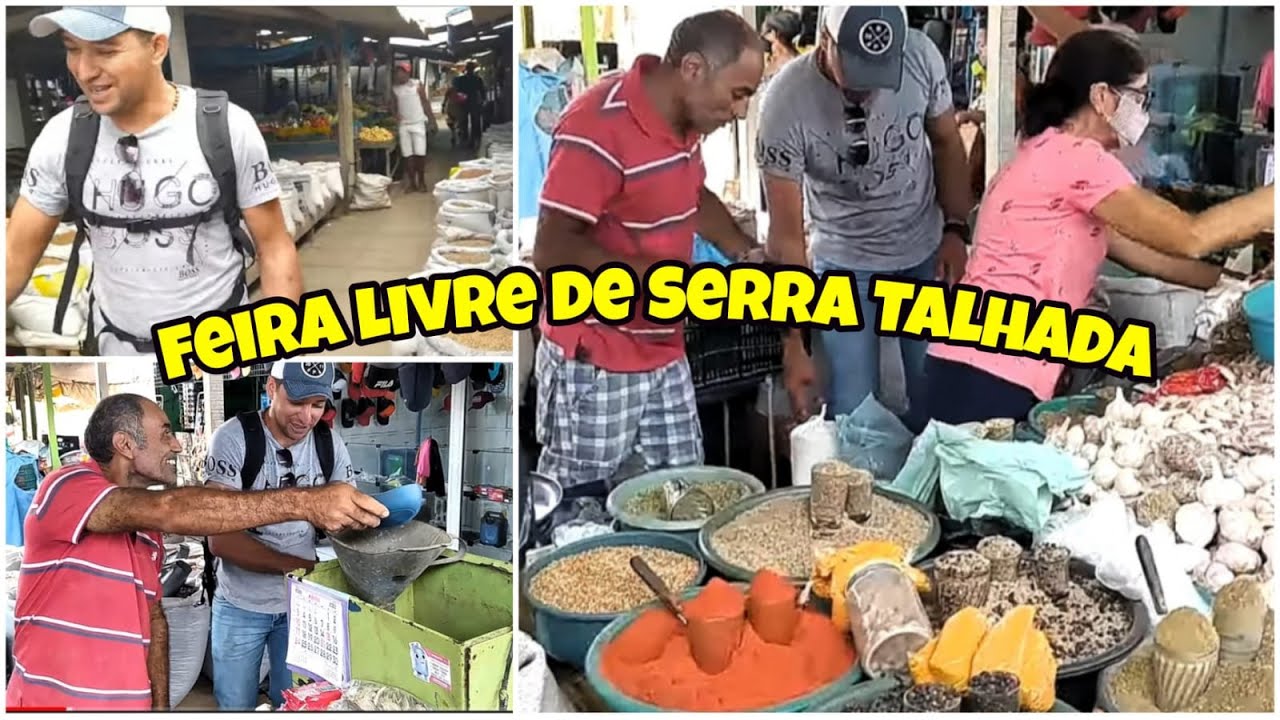 FEIRA DE SERRA TALHADA-PERNAMBUCO NORDESTE TEM DE TUDO VENHAM VER COMO FAÇO MINHA FEIRA