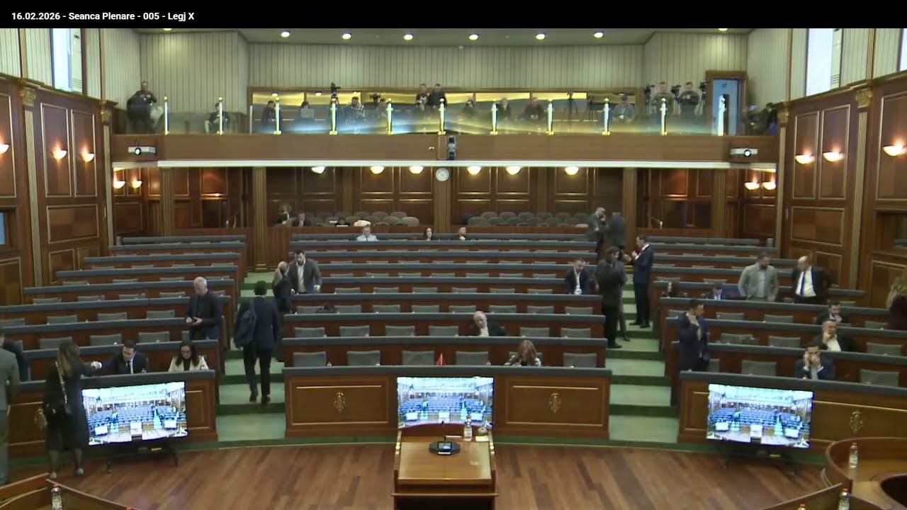 Kuvendi i Kosovës (LIVE) - Seanca e  jashtëzakonshme për Buxhetin e Republikës së Kosovës 2026