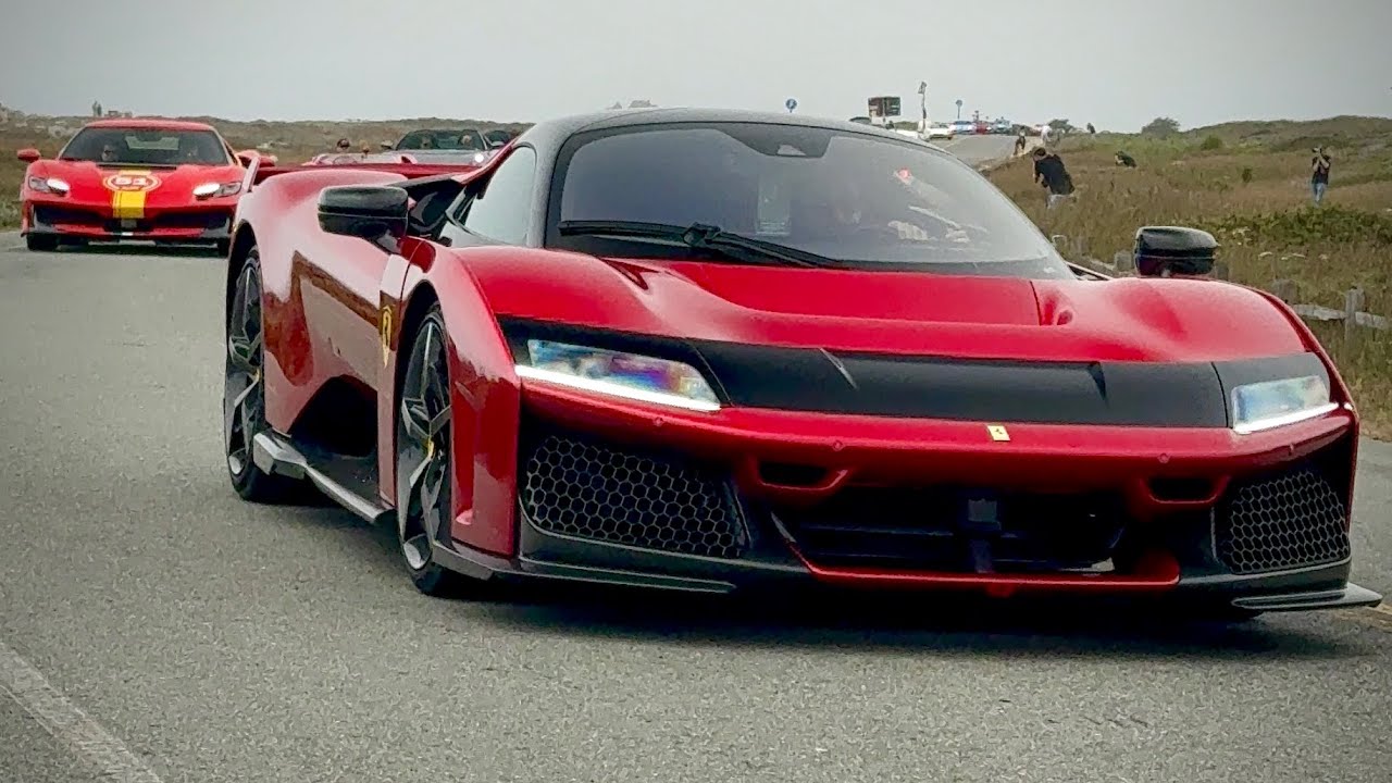 $250M Ferrari Convoy at Pebble Beach: F80, SP3s, 250 GTO