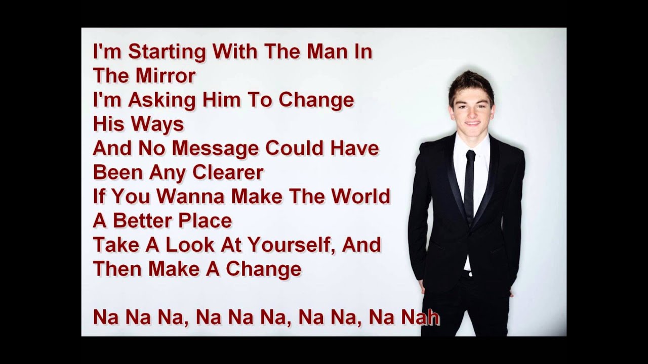 Richard Wisker - Man in the mirror (Lyrics Video)