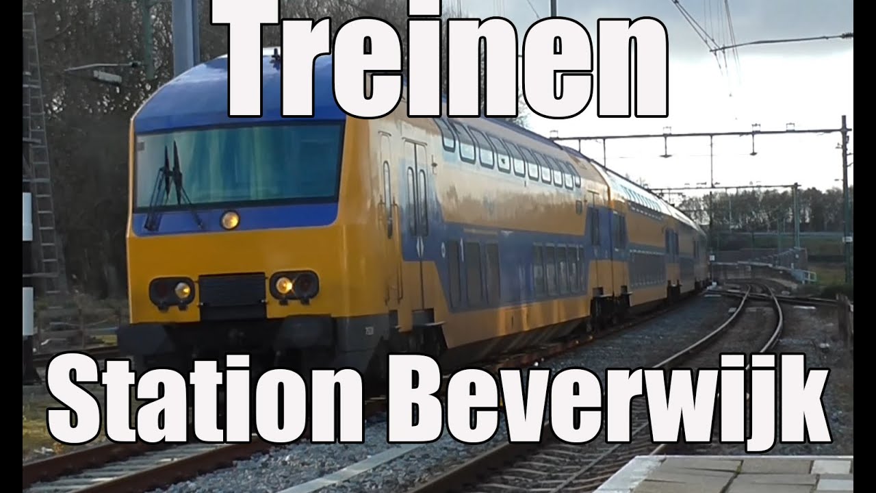 Treinen op station Beverwijk!