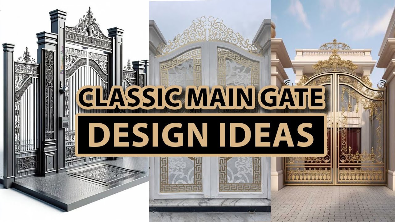Classic Main Gate Design Ideas 2025 | Iron Gate Designs | Blowing Ideas
