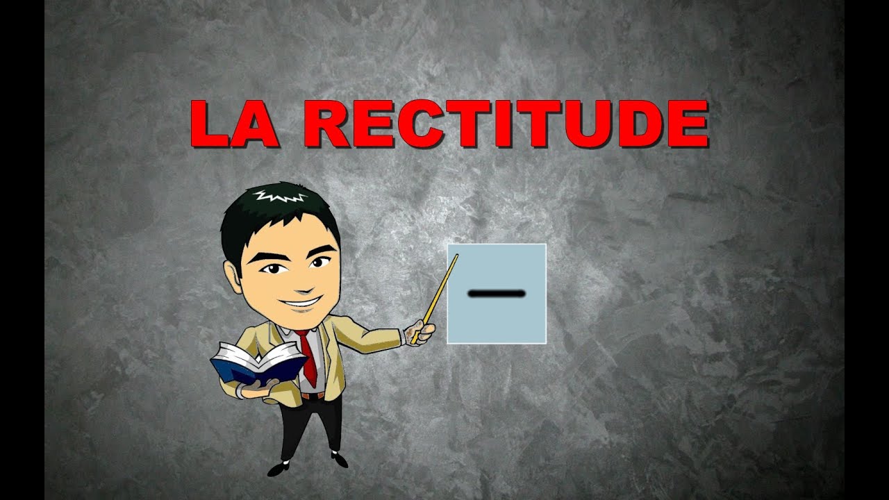 Cotation g&eacute;om&eacute;trique : La RECTITUDE (COURS)