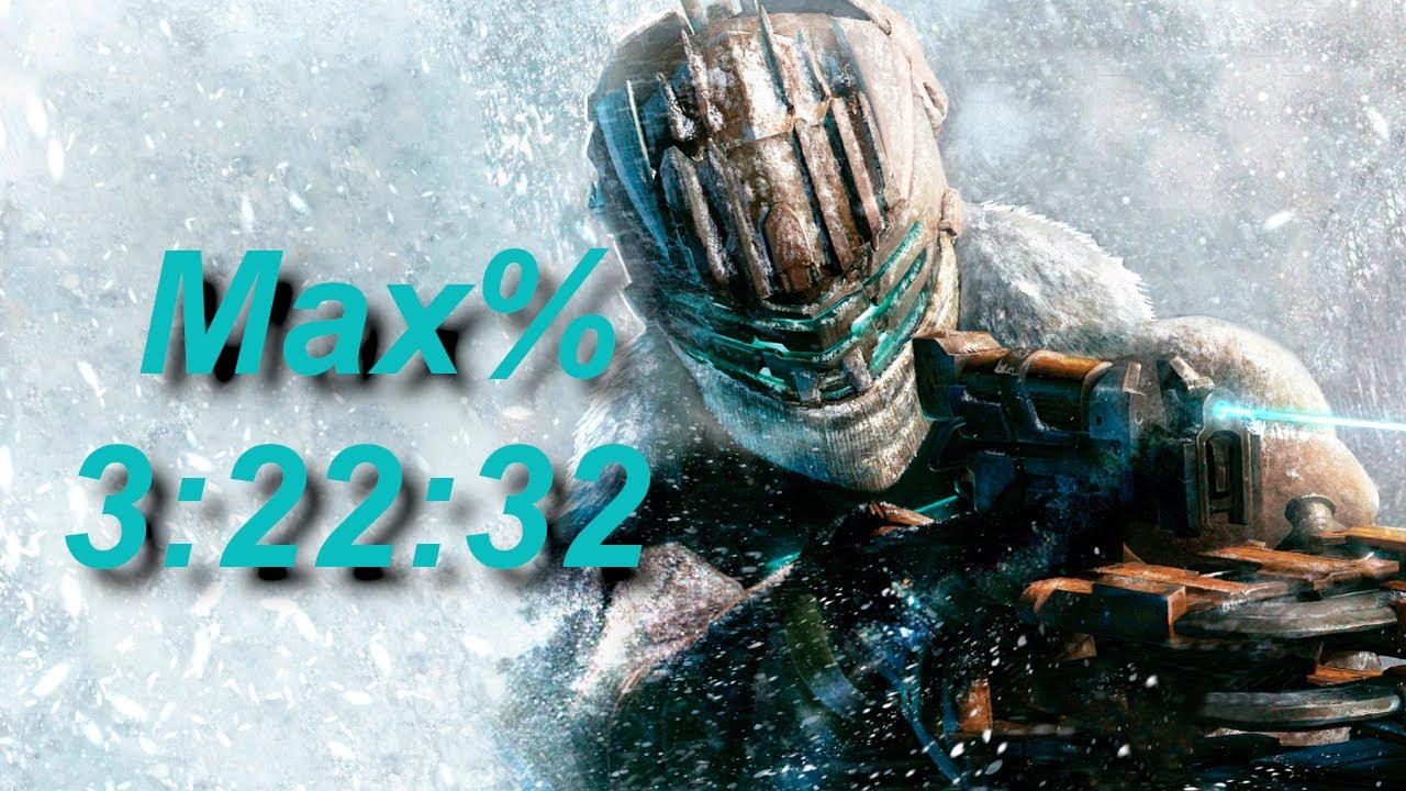Dead Space 3 Max% Speedrun in 3:22:32