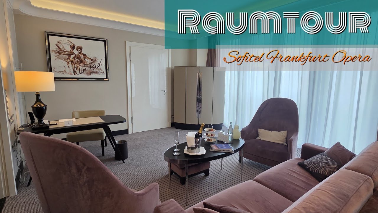 Wunderschönes Design und LUXUS pur! 😍 Raumtour Prestige Suite im Sofitel Frankfurt Opera