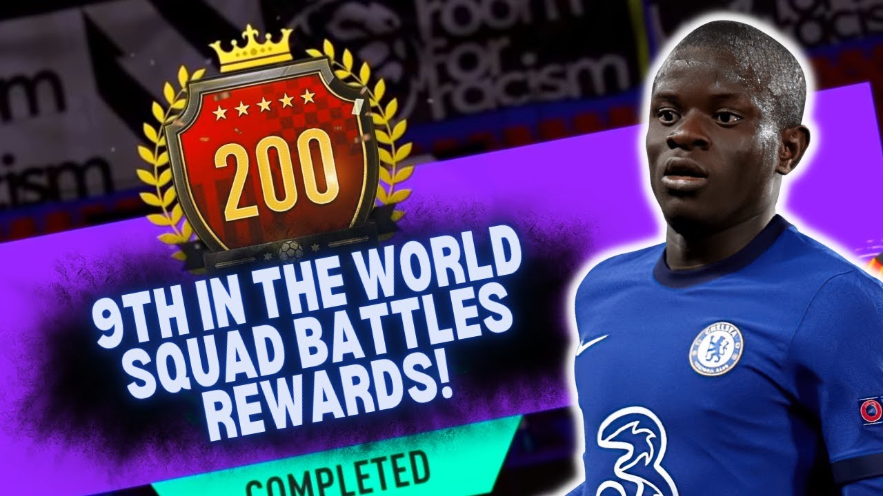 TOP 200 SQUAD BATTLES REWARDS!! 9TH IN THE WORLD!! FIFA 21 ULTIMATE TEAM!!