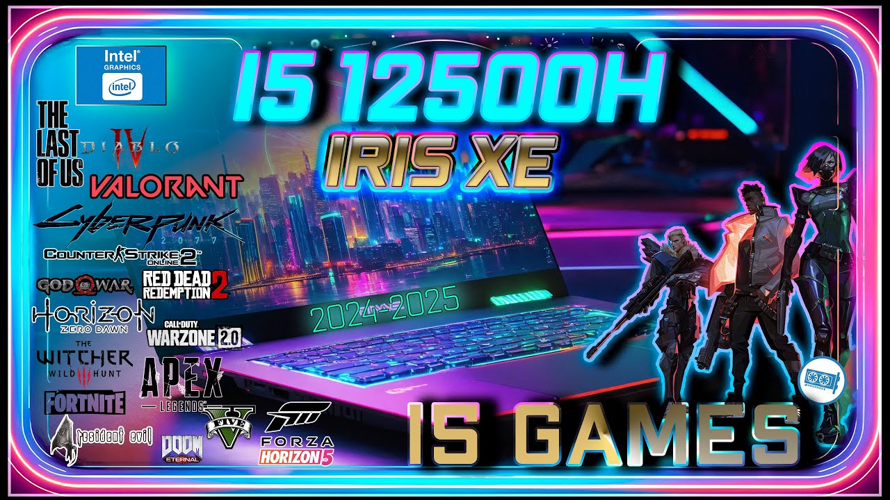 Intel IRIS XE GAMING in 2024 | I5 12500h IGPU in 15 GAMES