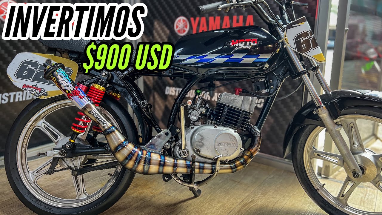 La Suzuki AX 100 Modificada sale a la Calle
