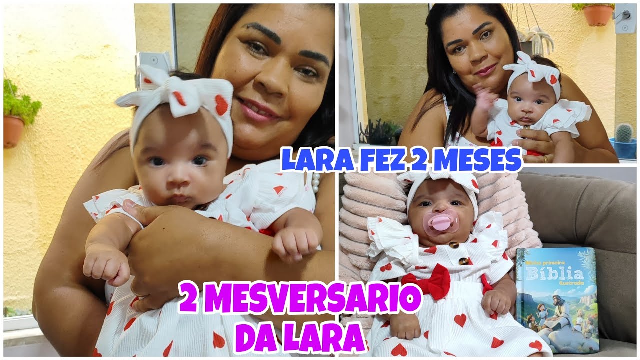 MESVERSARIO DA LARA 2 MESES/ SIMPLES E BARATO 