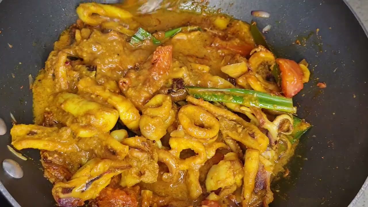 SOTONG CURRY RECIPE | SQUID CURRY | HOW TO COOK SOTONG CURRY EASY WAY