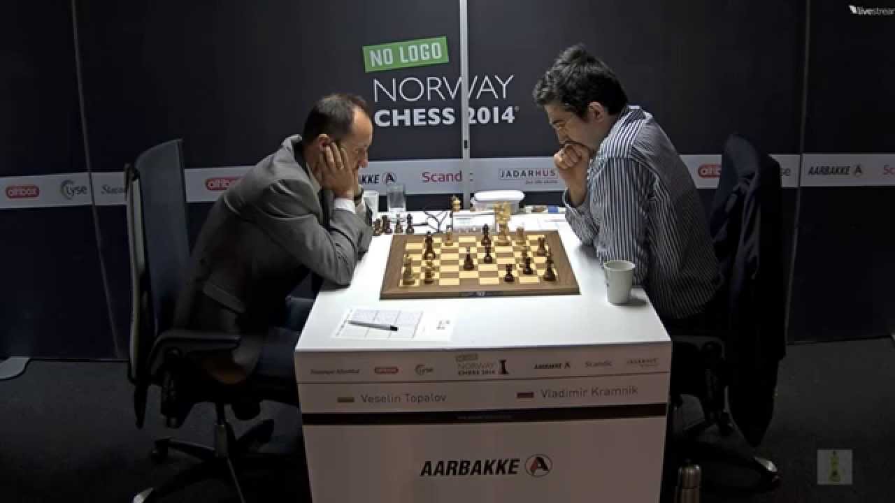 ♚ GM Veselin Topalov vs GM Vladimir Kramnik Norway Chess 2014