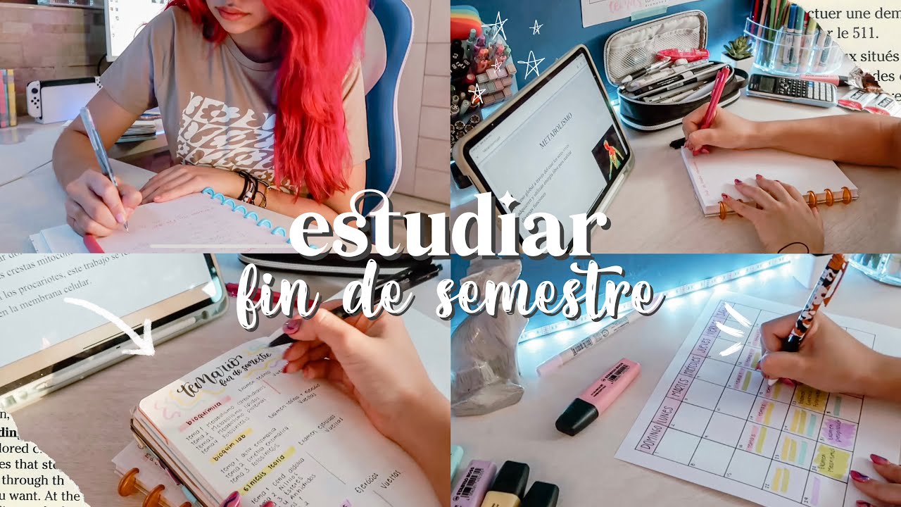 📚 RUTINA de ESTUDIO para fin de semestre / DanielaGmr ✨