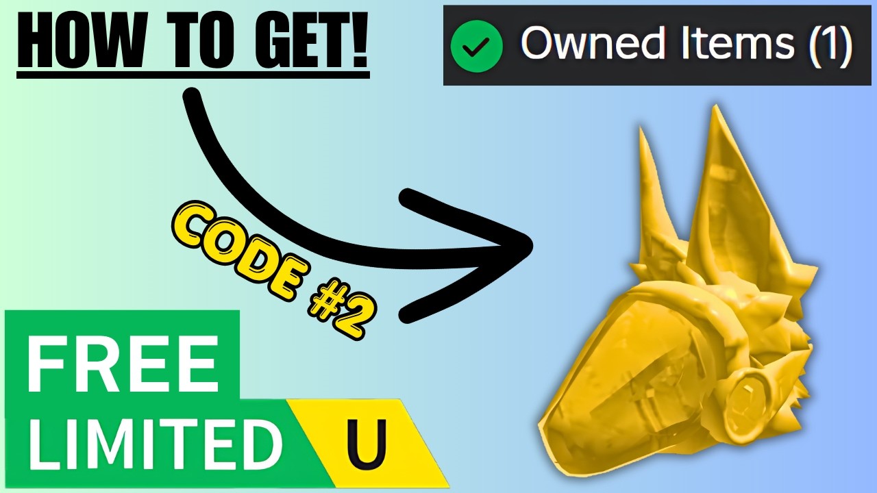 FREE UGC CODE | Golden Protogen Head UGC Limited (How to Get!)