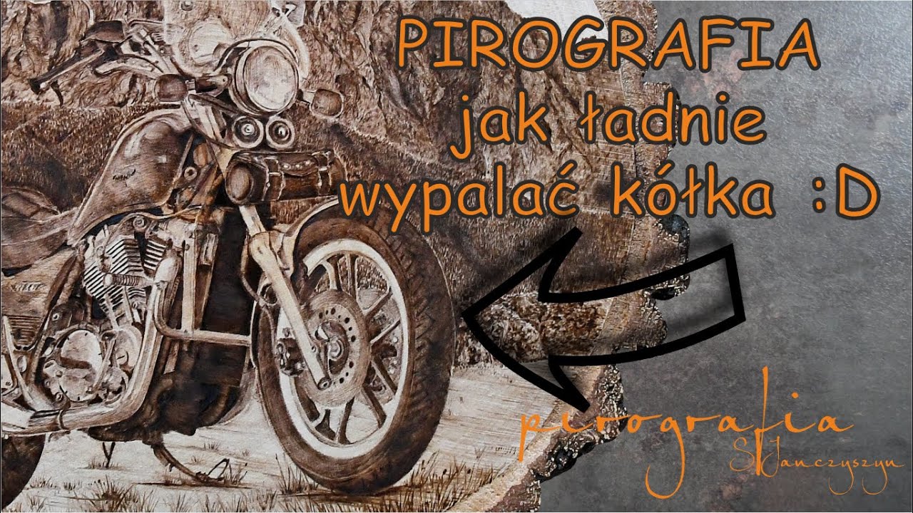 Pirografia - jak wypalać ładne koła - Sylwia Janczyszyn